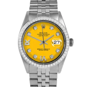 Rolex Datejust 36mm | 1601-SS-YLW-8DR69-BDS-JBL