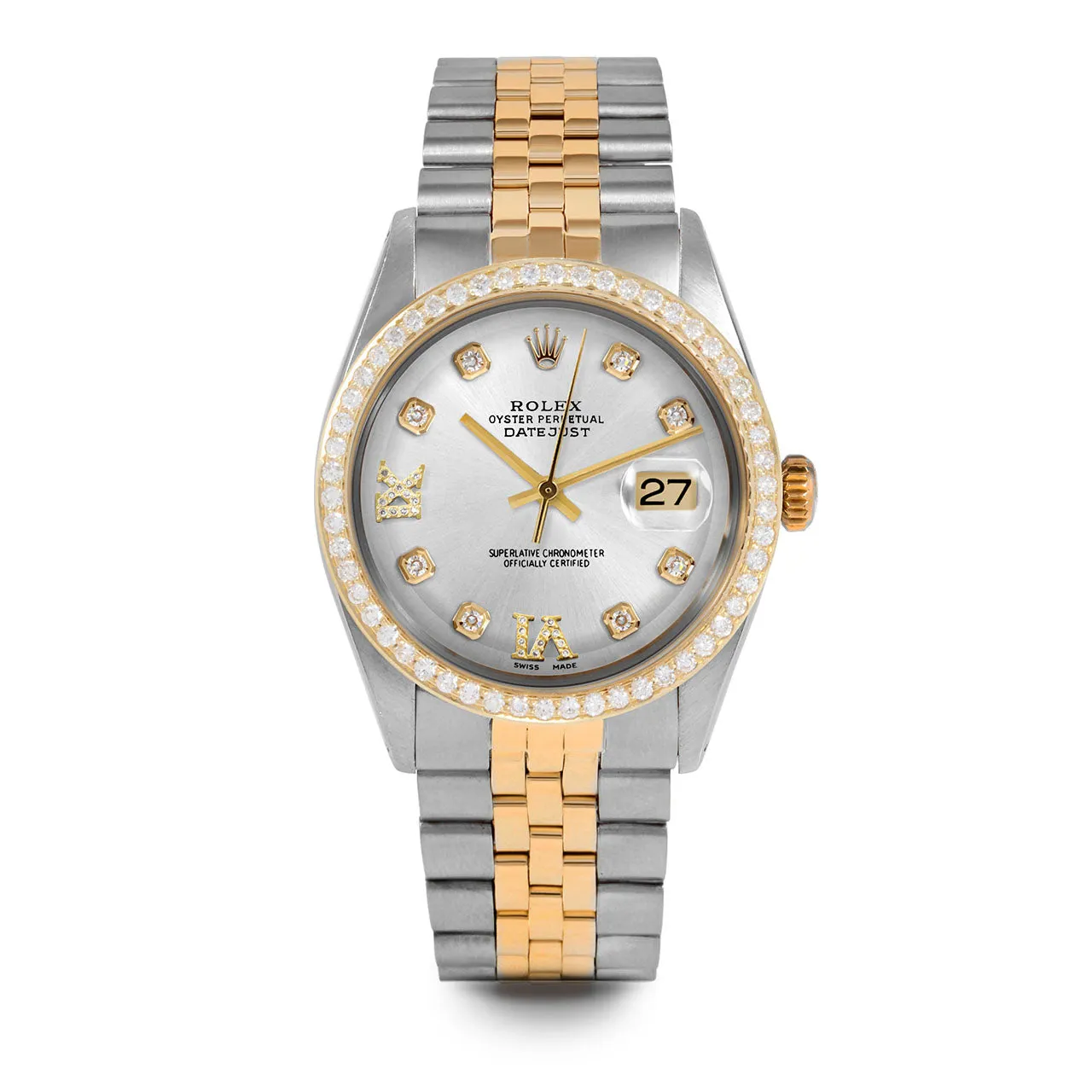 Rolex Datejust 36mm | 1601-TT-SLV-8DR69-BDS-JBL