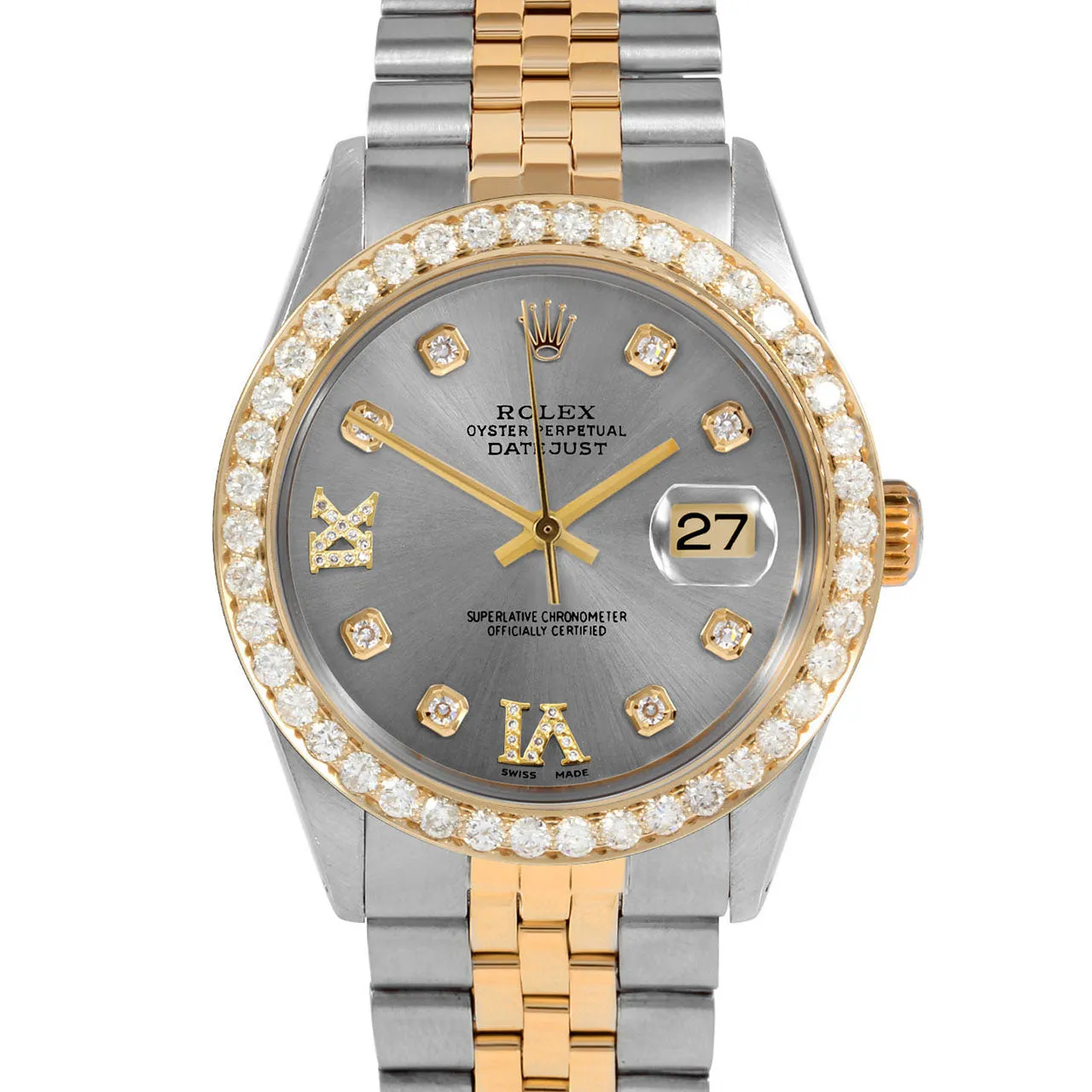 Rolex Datejust 36mm | 16013-SLT-8DR69-25CT-JBL