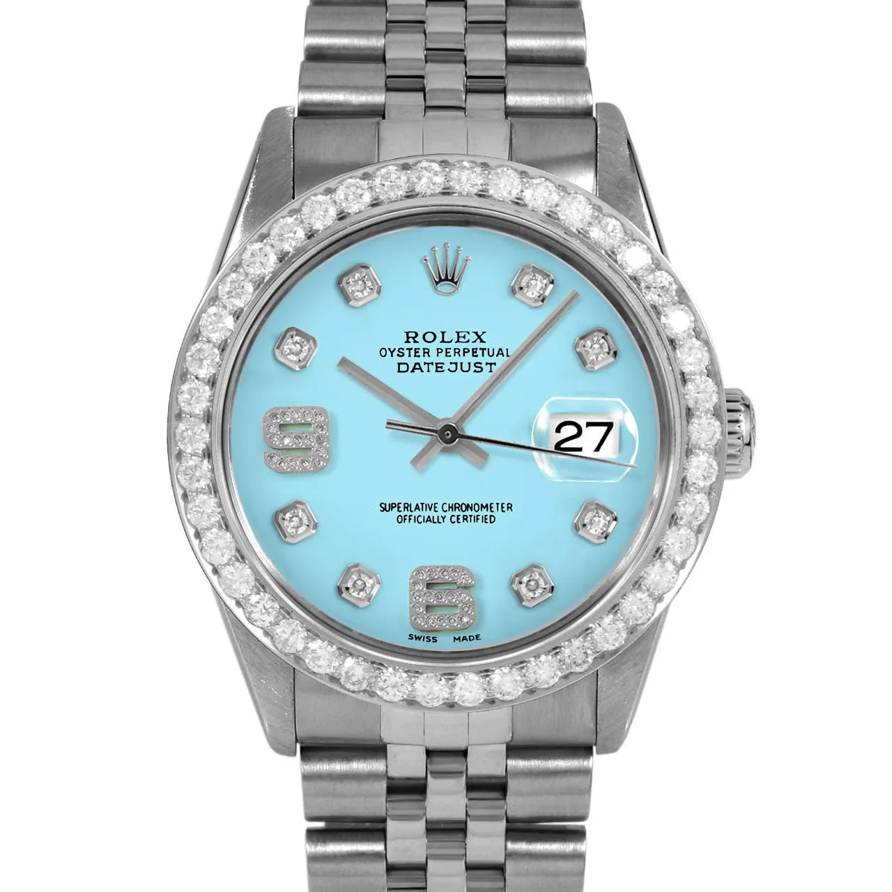 Rolex Datejust 36mm | 16014-TRQ-8DA69-25CT-JBL