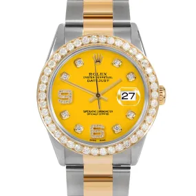 Rolex Datejust 36mm | 16233-YLW-8DA69-25CT-OYS