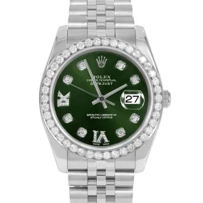 Rolex Datejust 36mm | 16234-GRN-8DR69-25CT-JBL