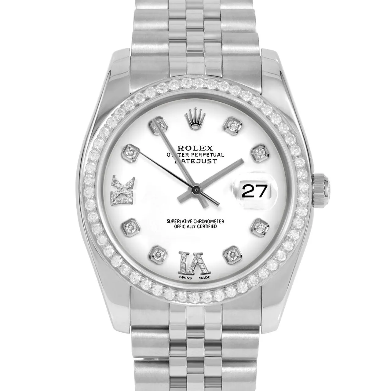 Rolex Datejust 36mm | 16234-WHT-8DR69-BDS-JBL