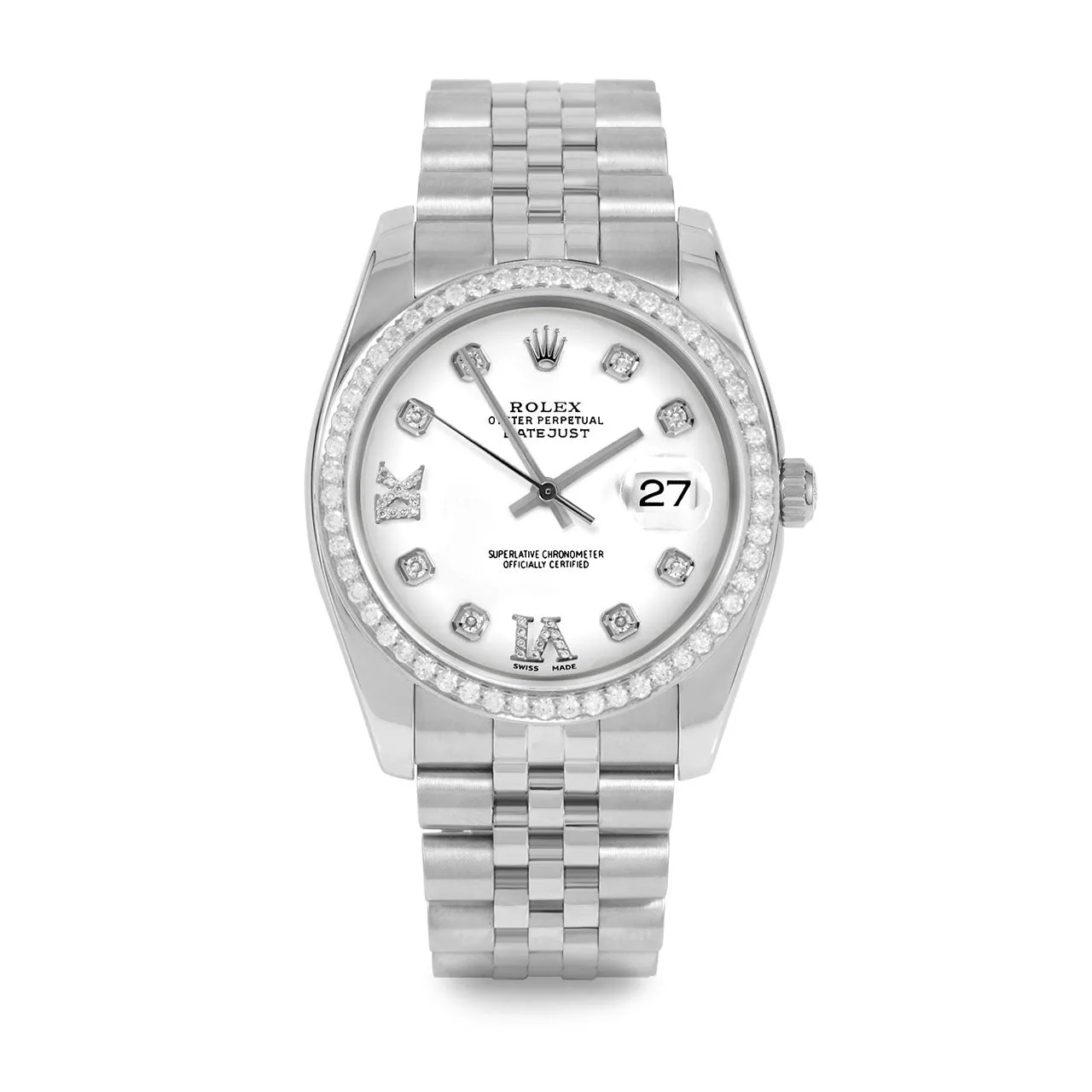 Rolex Datejust 36mm | 16234-WHT-8DR69-BDS-JBL