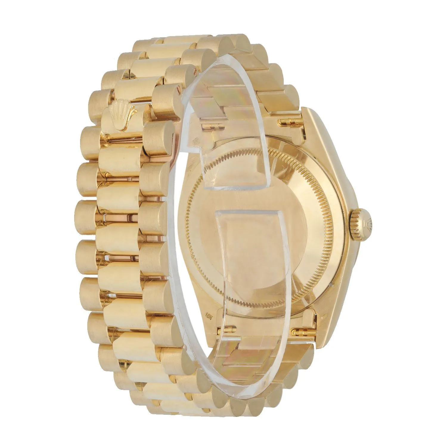 Rolex Day-Date president 18238 Diamond Dial Mens Watch Box & Papers