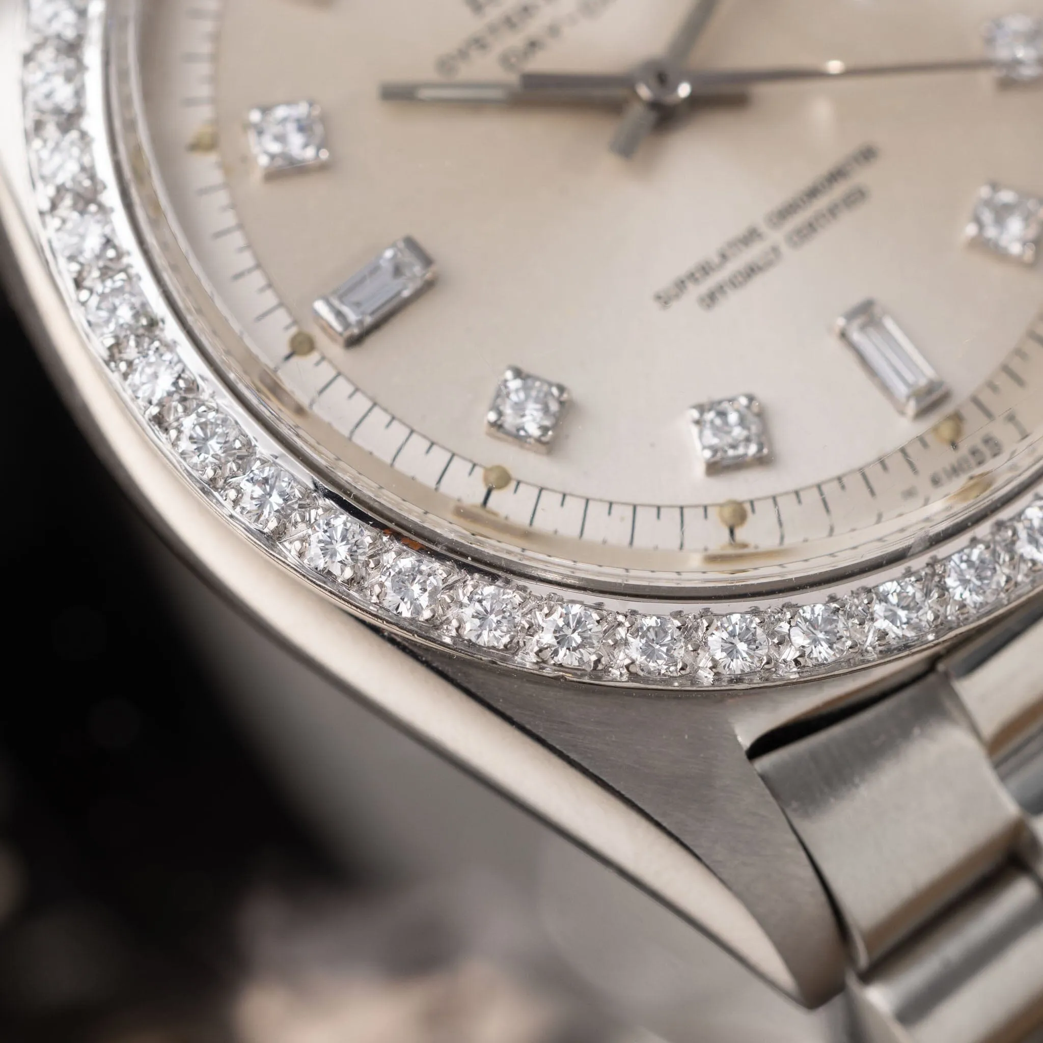 Rolex Day-Date White Gold Diamond Set Dial ref 1803
