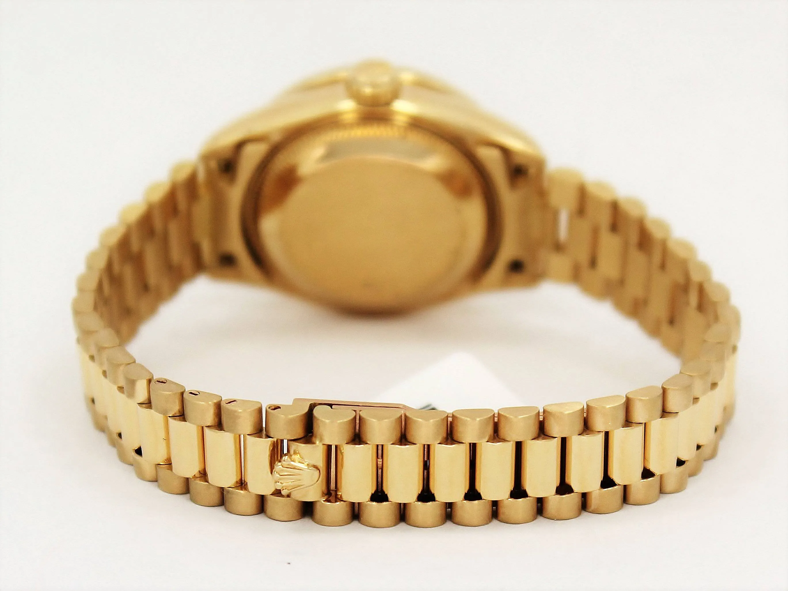 Rolex President 69178 Datejust 18K Yelow Gold 1.05CT Diamond Bezel Dial Watch
