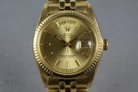 Rolex Vintage YG President 1803