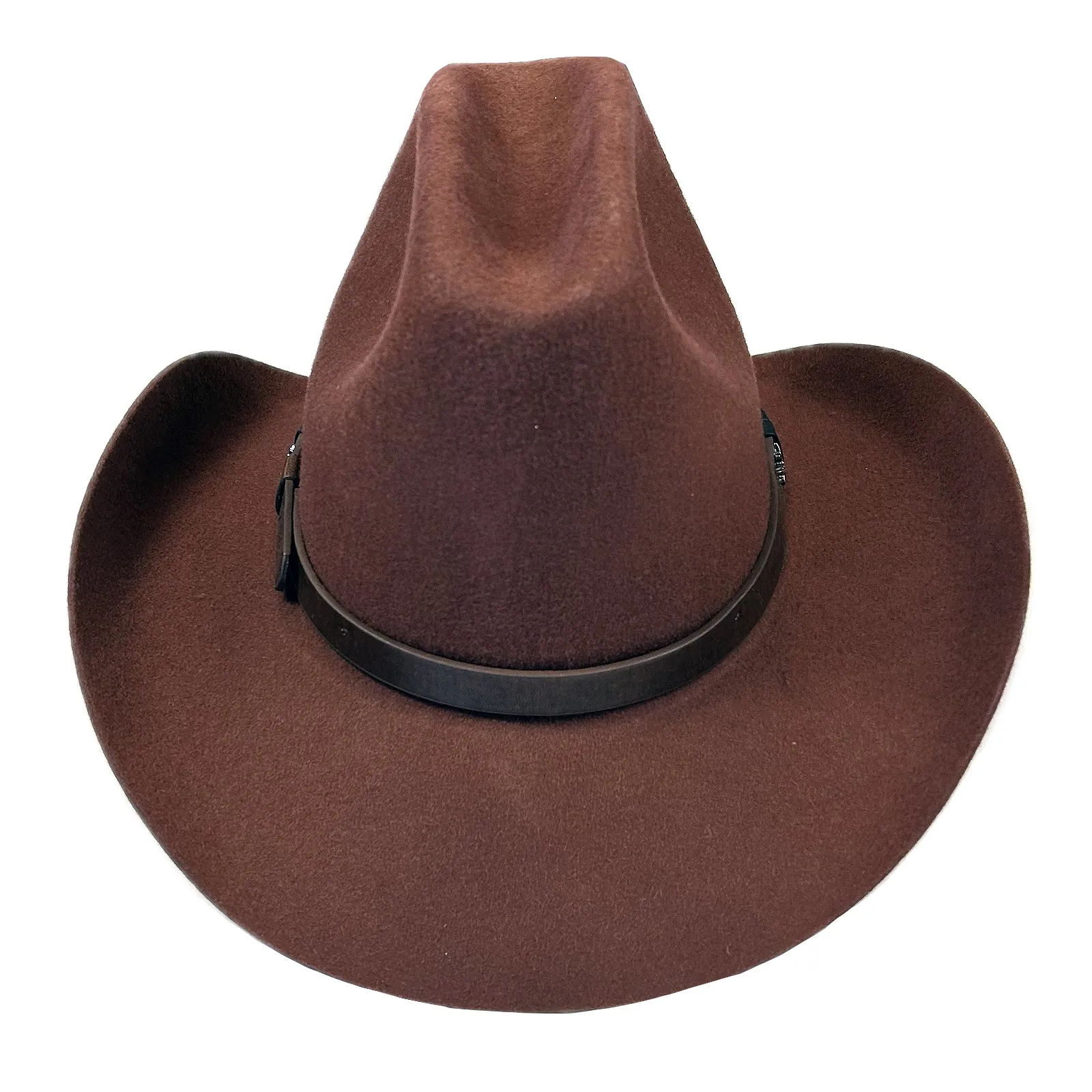 Rust Wool Felt Cattleman Western Cowboy Hat