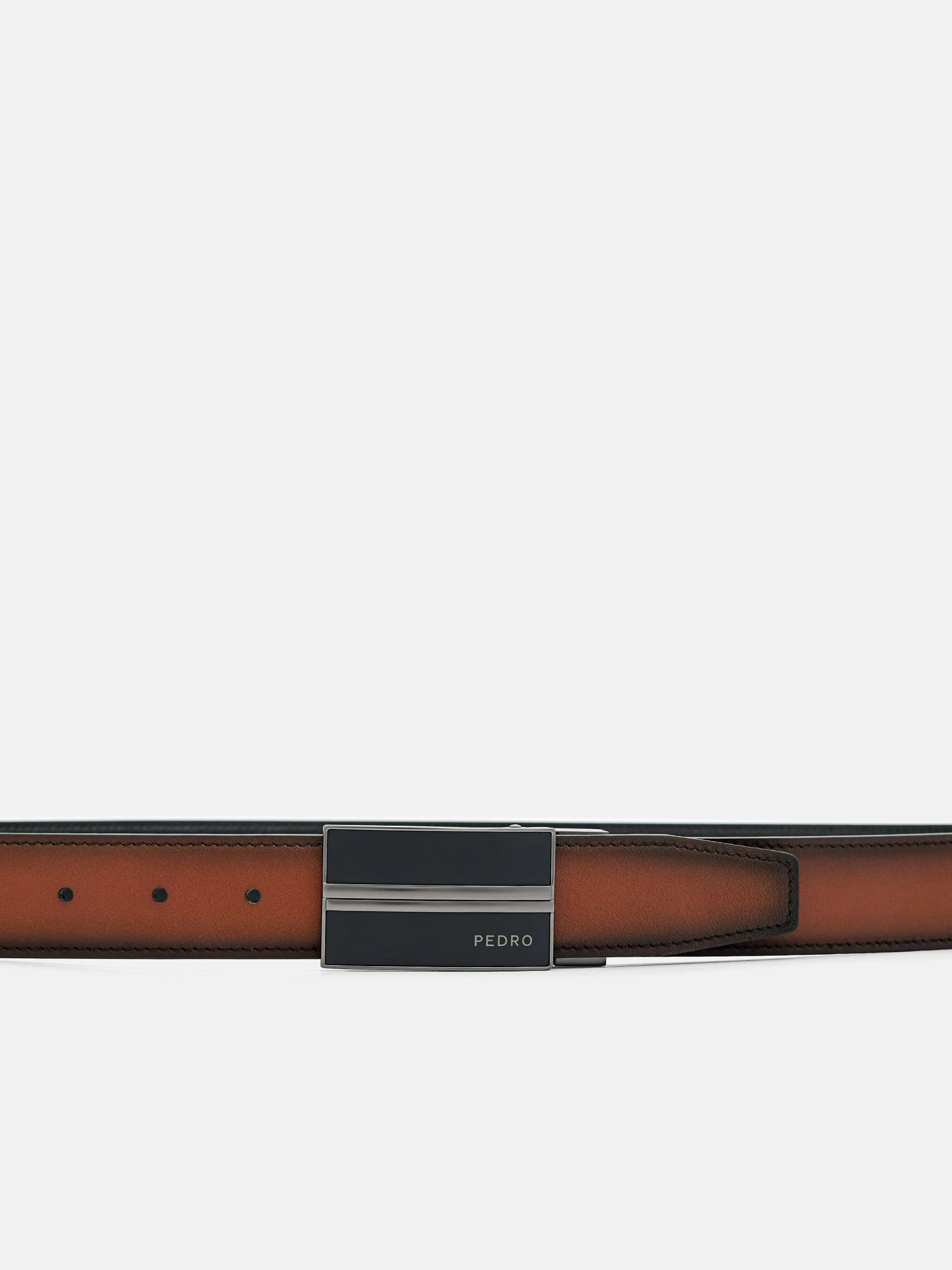 Saffiano Leather Reversible Tang Belt