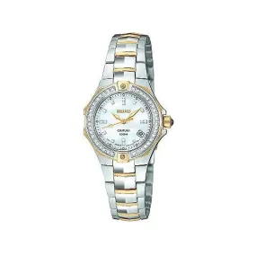 Seiko Women's Two Tone Coutura Diamond Watch SXDA38