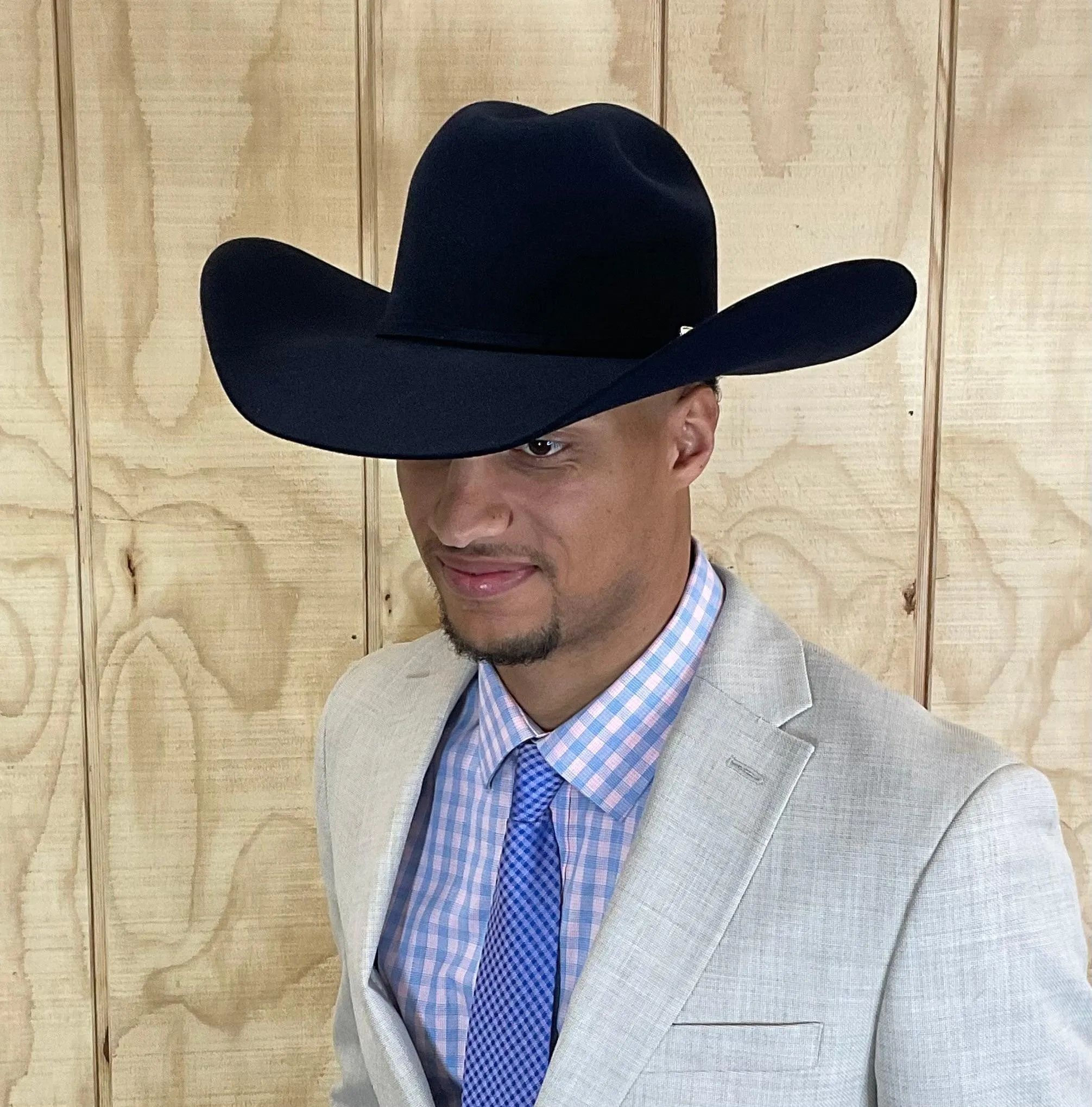 Serratelli 6X Canyon Dark Navy Fur Felt Western Cowboy Hat 553087
