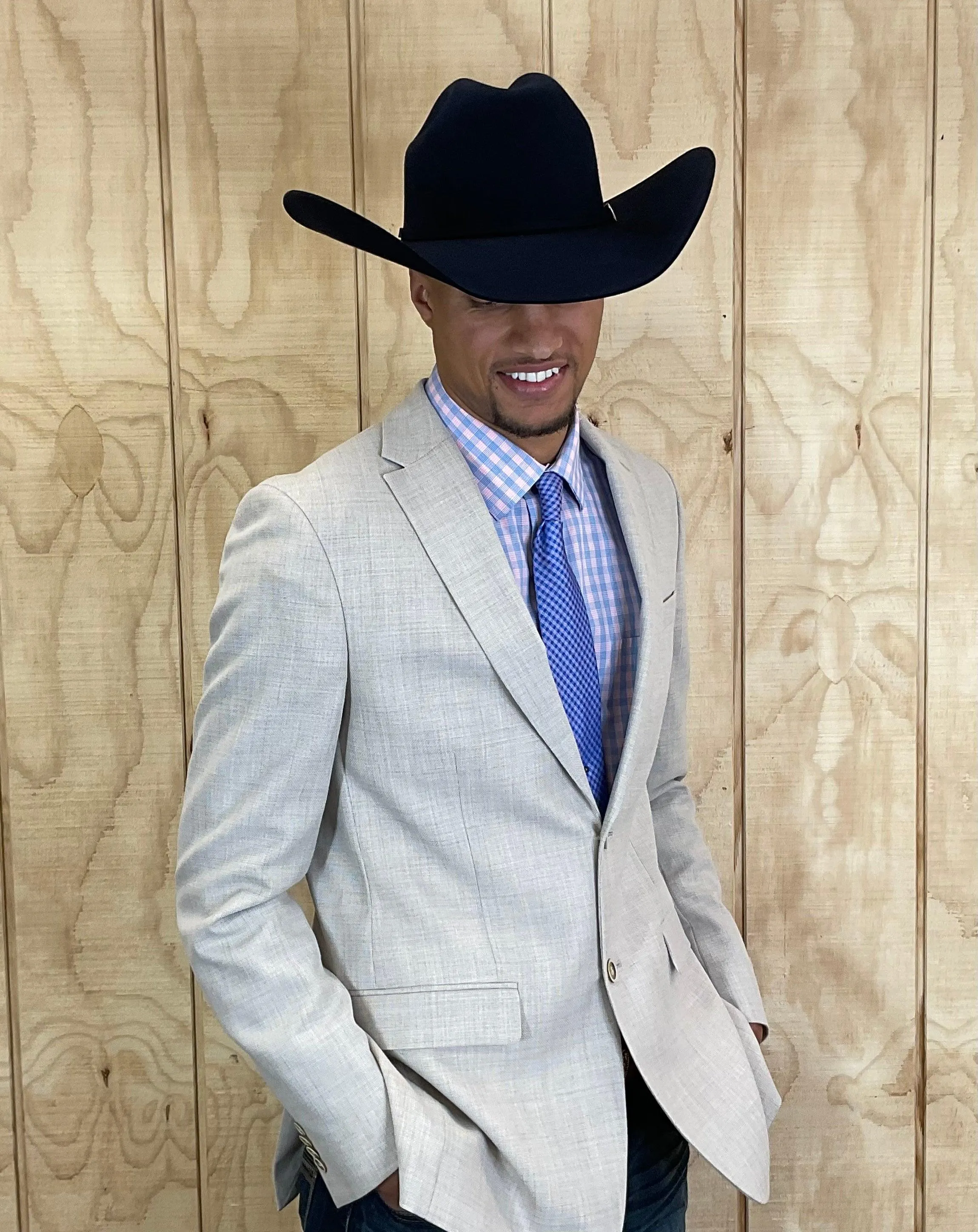 Serratelli 6X Canyon Dark Navy Fur Felt Western Cowboy Hat 553087