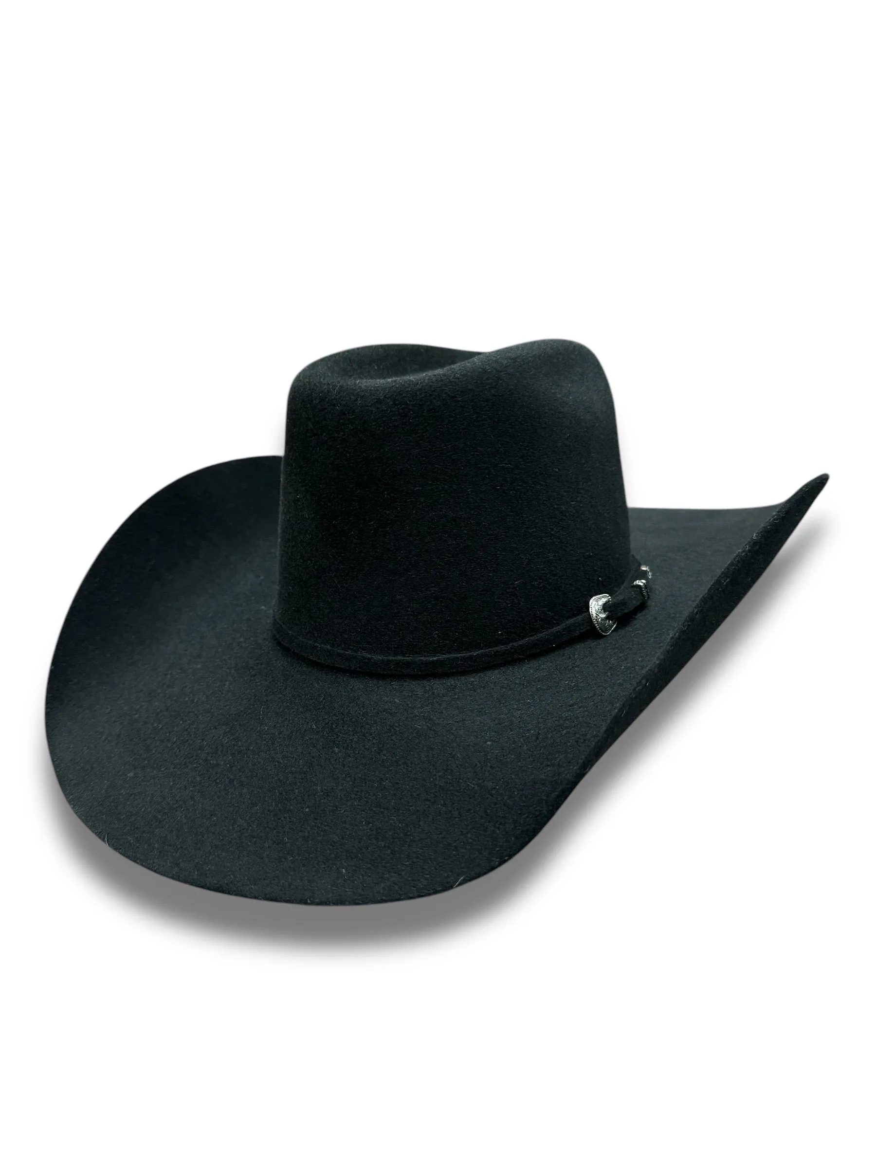 Serratelli Mesa WJ 'Brick' Top Black Pure Wool Cowboy Hat