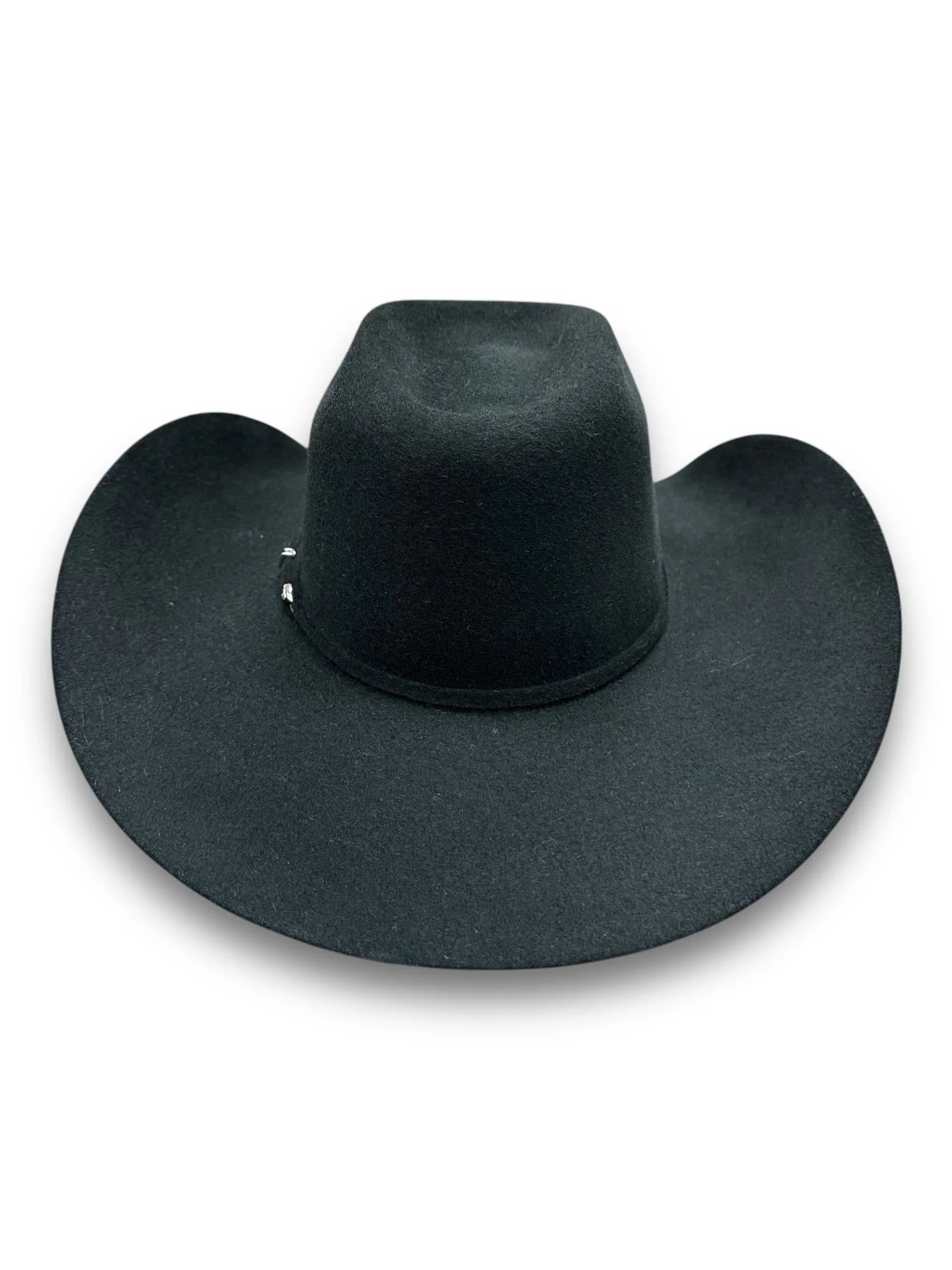 Serratelli Mesa WJ 'Brick' Top Black Pure Wool Cowboy Hat