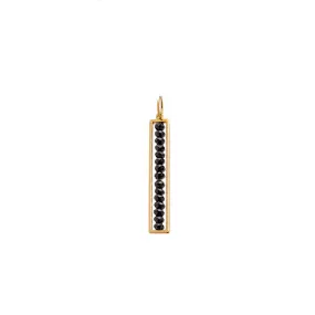 Sethi Couture Leila Black Diamond Pendant