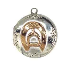 Silver Horse Shoe Locket