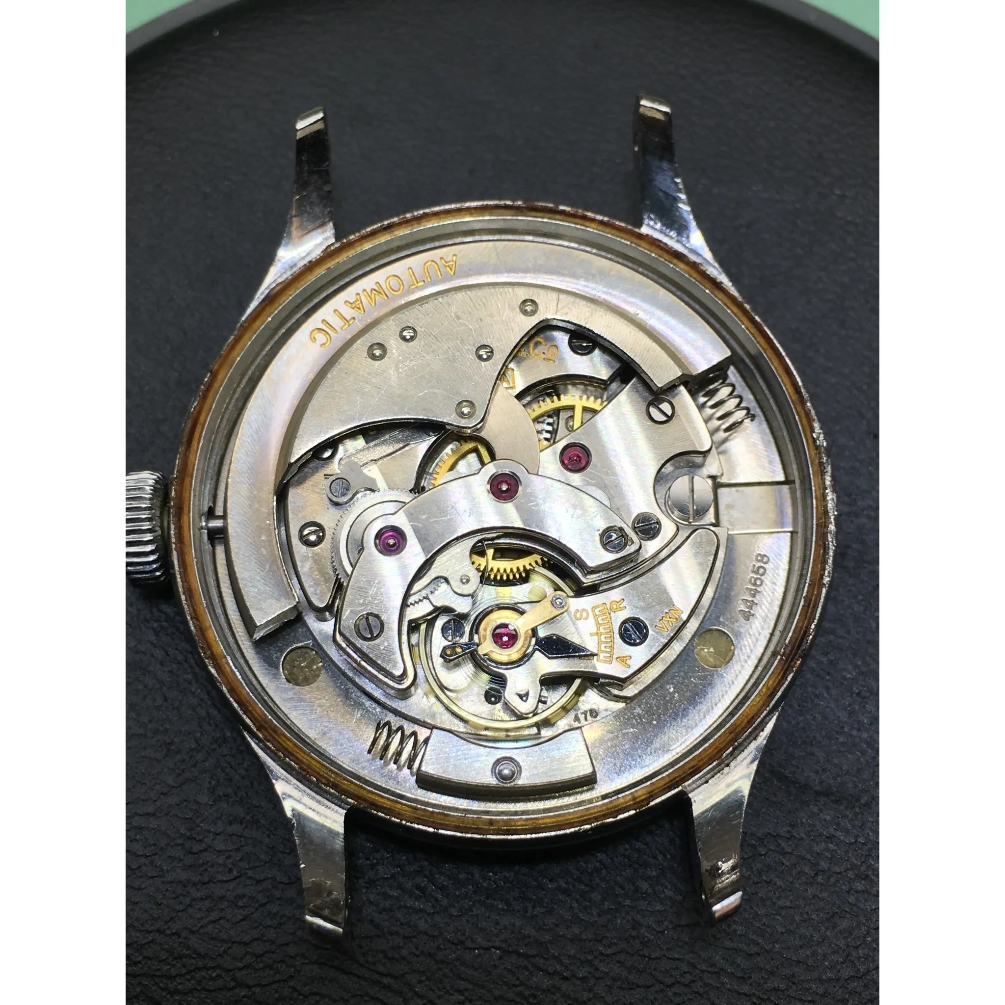 Sold - Lecoultre Calibre 476 12A Bumper Wind Automatic Circa 1946- First LeCoultre Automatic Vintage Watch