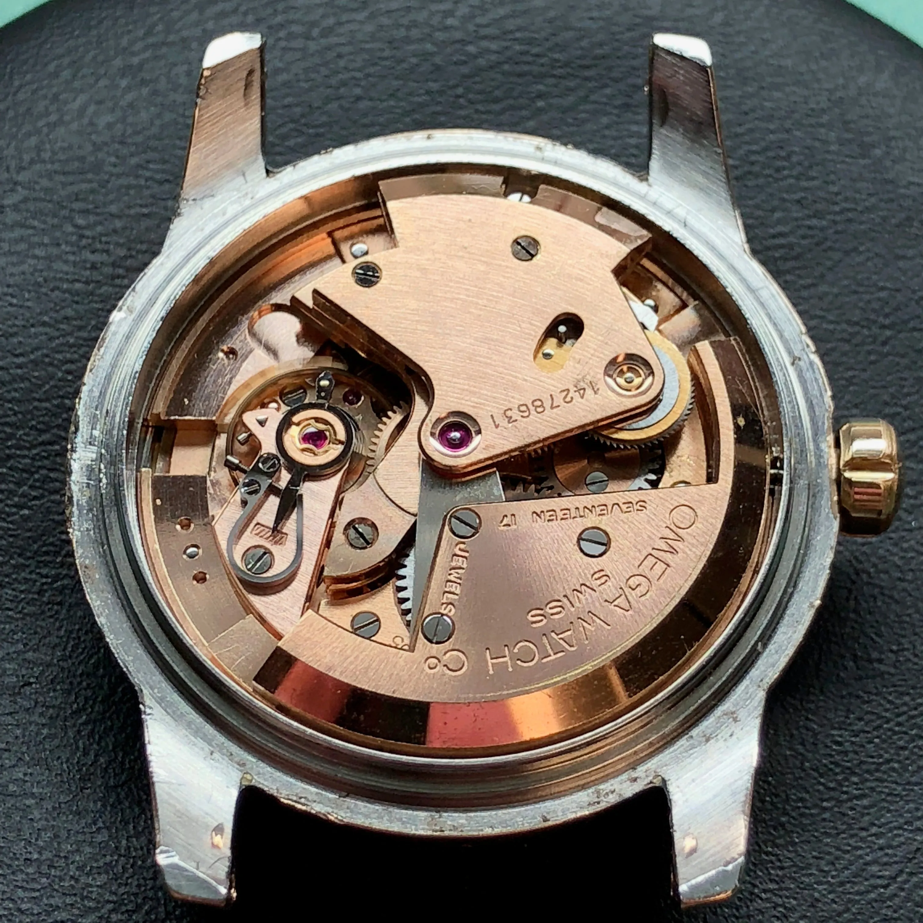 Sold - Omega Seamaster Calibre 355 Date Circa 1954 Automatic Bumper Wind Vintage Watch - Fully Serviced by ClockSavant