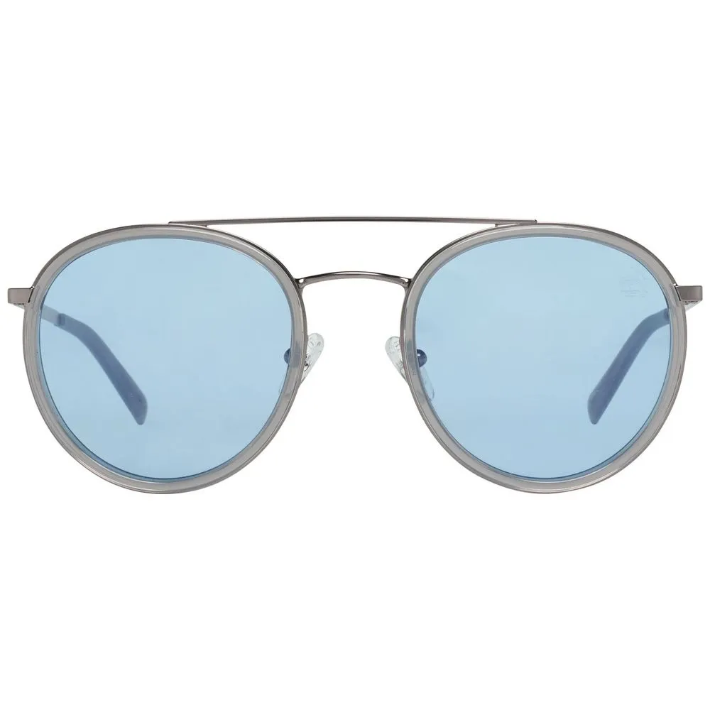 Timberland Silver Metal And Plastic Sunglasses