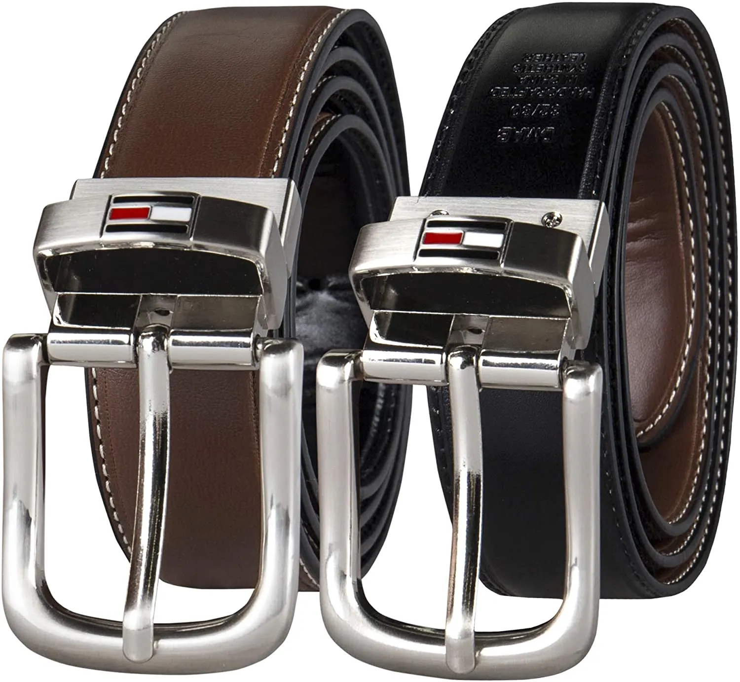 Tommy Hilfiger Men's Reversible Belt Brown / Black 11TL08X014