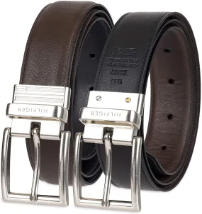Tommy Hilfiger Men's Reversible Belt Brown/Black