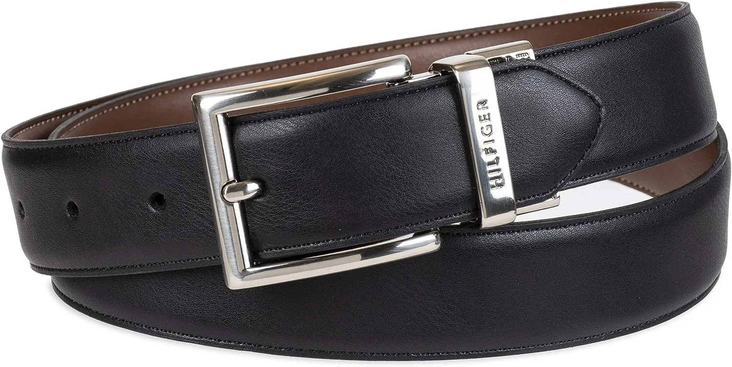 Tommy Hilfiger Men's Reversible Belt Brown/Black