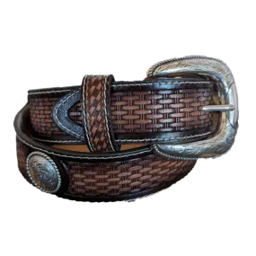 Tony Lama® "Brownfield" Tan Leather Belt C42824