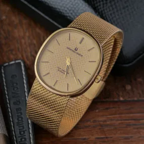 UNIVERSAL GENÈVE MICROTOR GILT SHADOW AUTOMATIC 10 MICRONS GOLD PLATING REF. 566051
