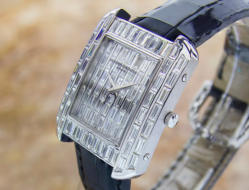 Vacheron Constantin White Gold and Diamond Set Watch