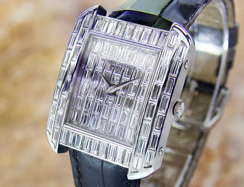 Vacheron Constantin White Gold and Diamond Set Watch