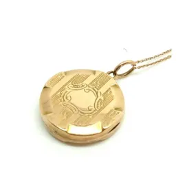 Victorian (1837-1901) Antique Rose Gold Round Locket