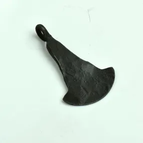 Viking Thor Pendant, 55mm, black forged steel, each