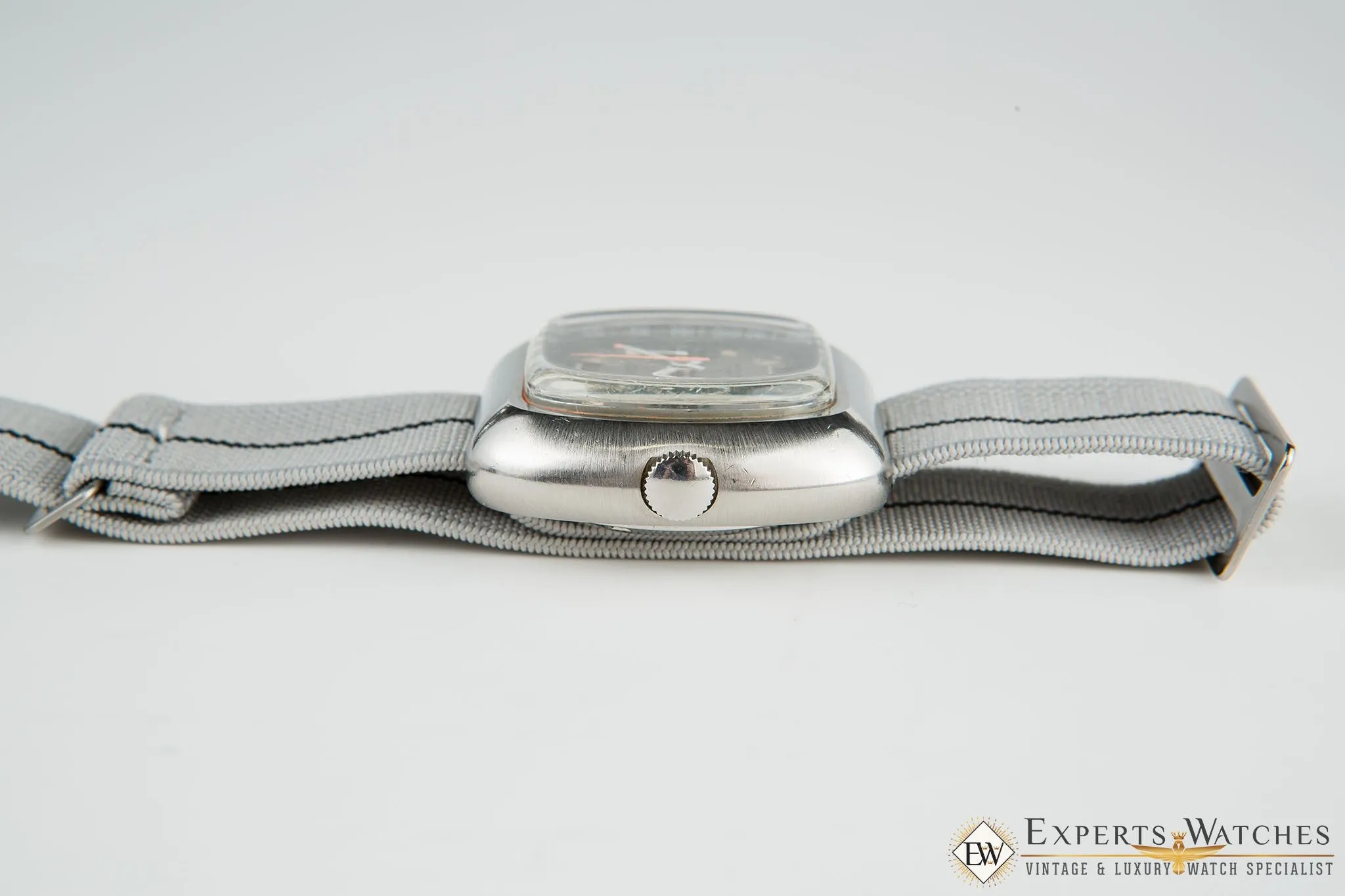 Vintage 1970's Sidney Chronograph Calibre 12 Date Silverstone Panda Chronomatic