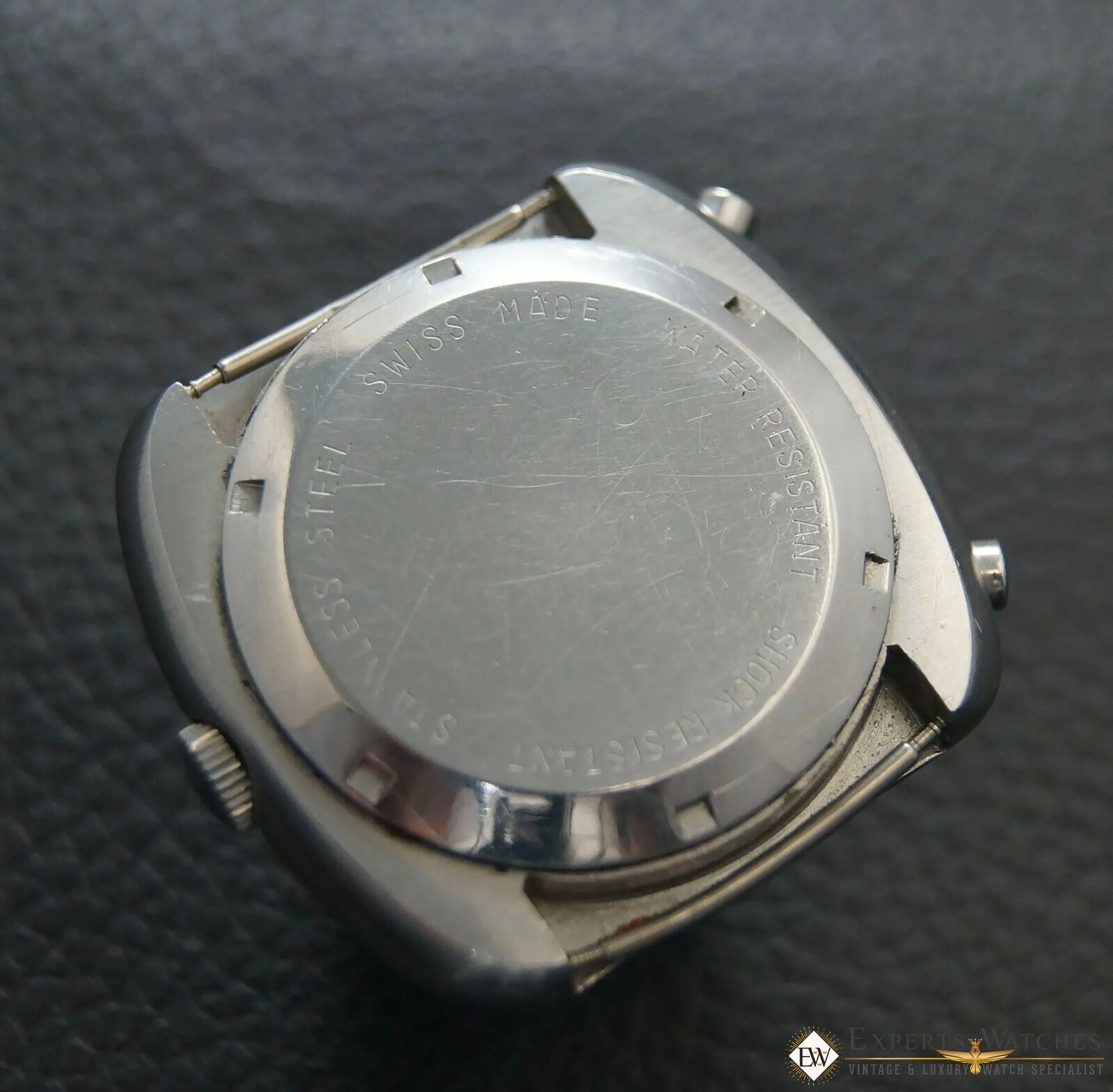 Vintage 1970's Sidney Chronograph Calibre 12 Date Silverstone Panda Chronomatic