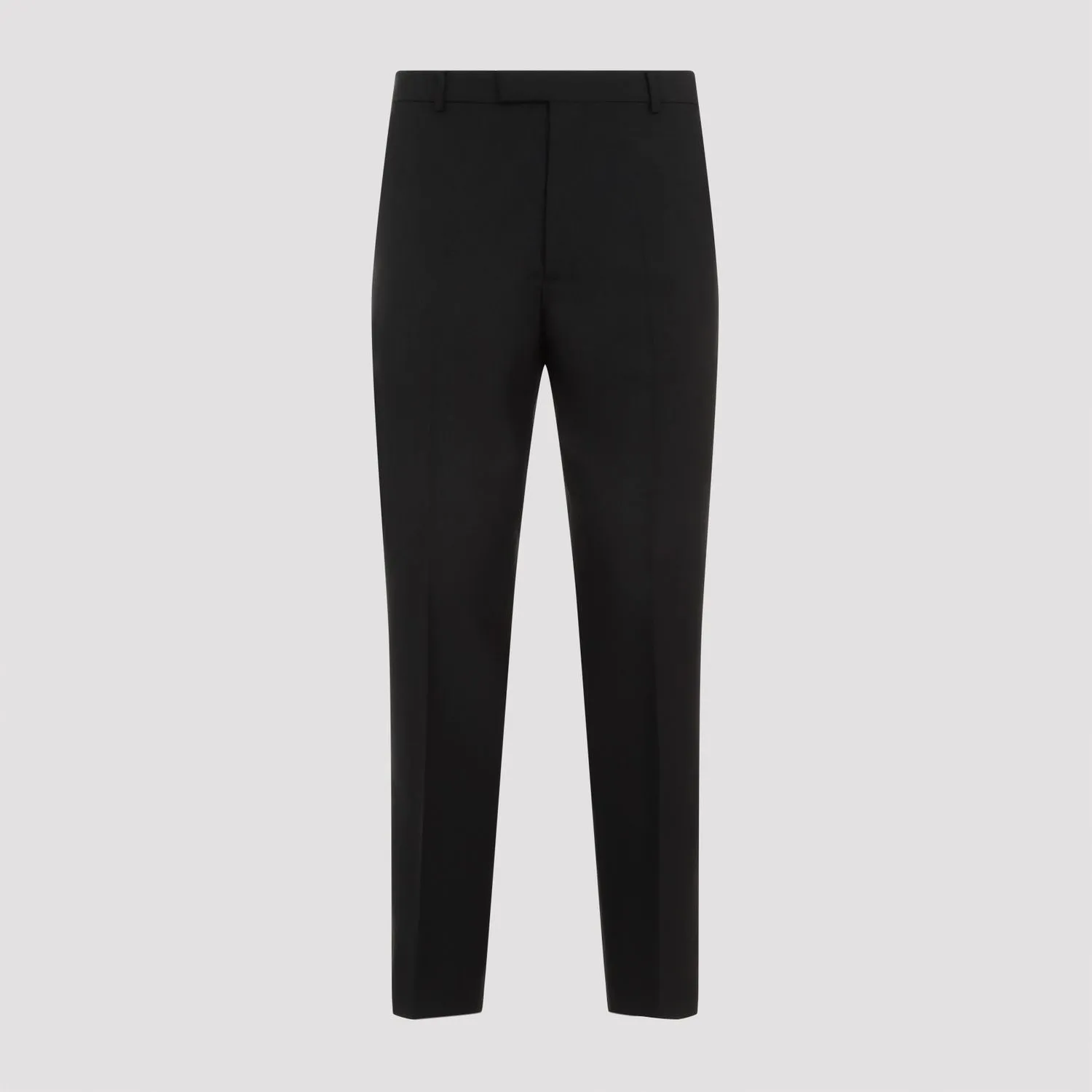 WOOL BLEND TWILL BUSH-TROUSERS